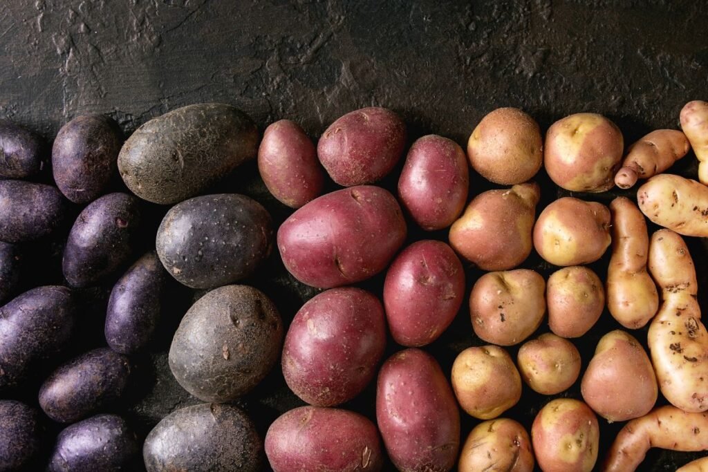 Kokios spalvos bulvės turi daugiausia antioksidantų?