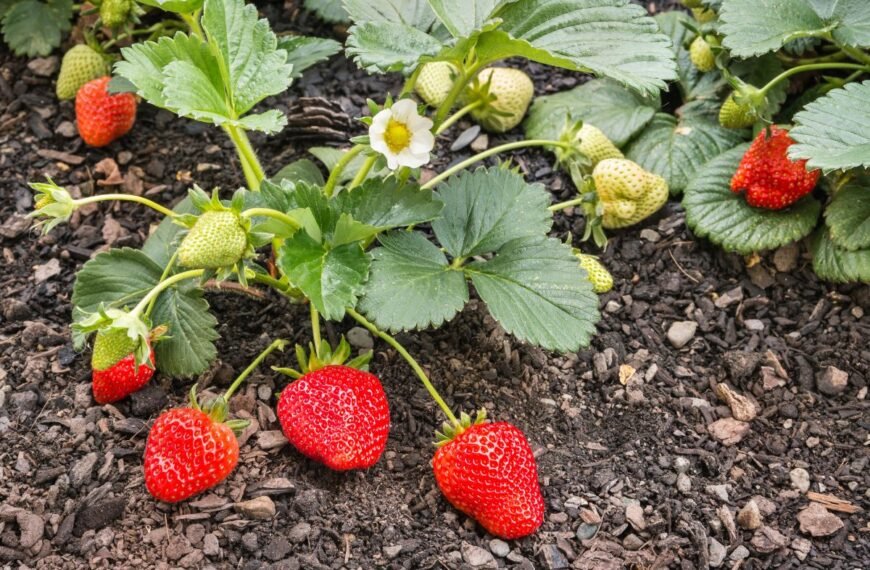 Kada tręšti braškes