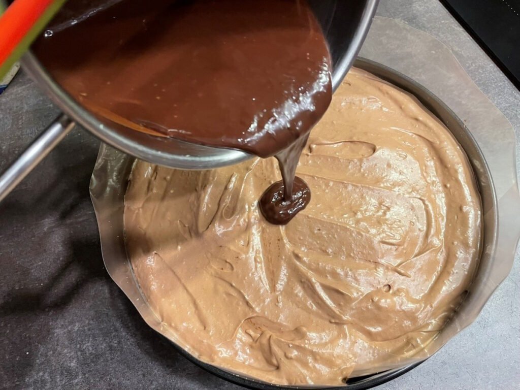Šokoladinis sūrio tortas - gaminimas