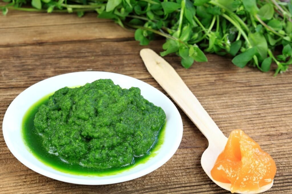 Žliūgės pesto 1 | Derlingas.lt Klasikinis žliūgės pesto receptas