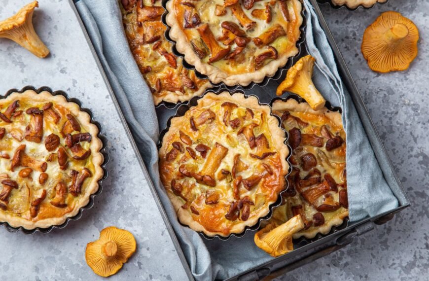 Voveraičių tartas su sūriu ir grietinėle