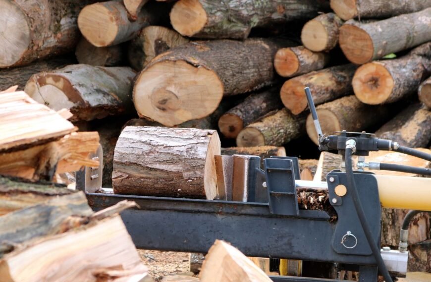 Malkų skaldyklė: kaip pasirinkti tinkamą įrankį efektyviam malkų paruošimui?