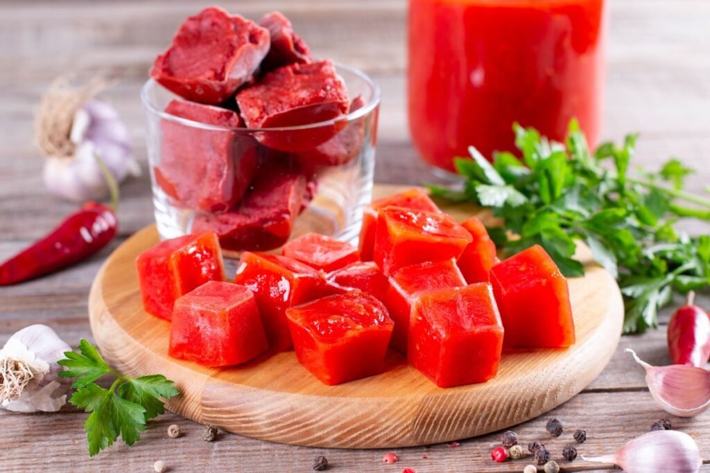 Pomidorai žiemai 7 | Derlingas.lt Pomidorai žiemai ledukuose – šaldyti aromato kubeliai
