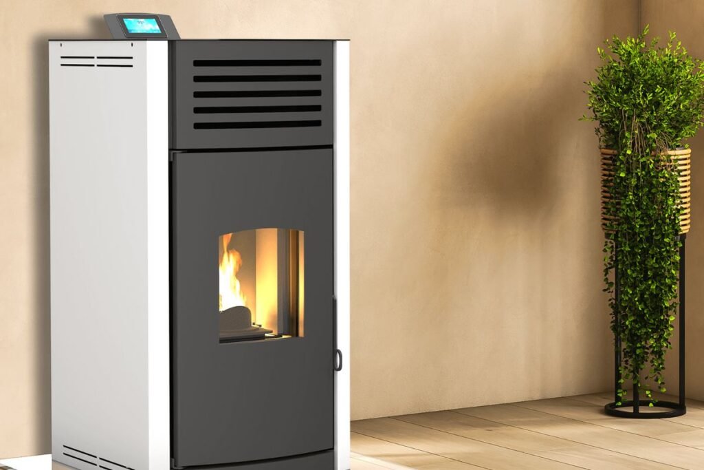 Granulinė krosnelė su vandens kontūru: kaip veikia pati sistema