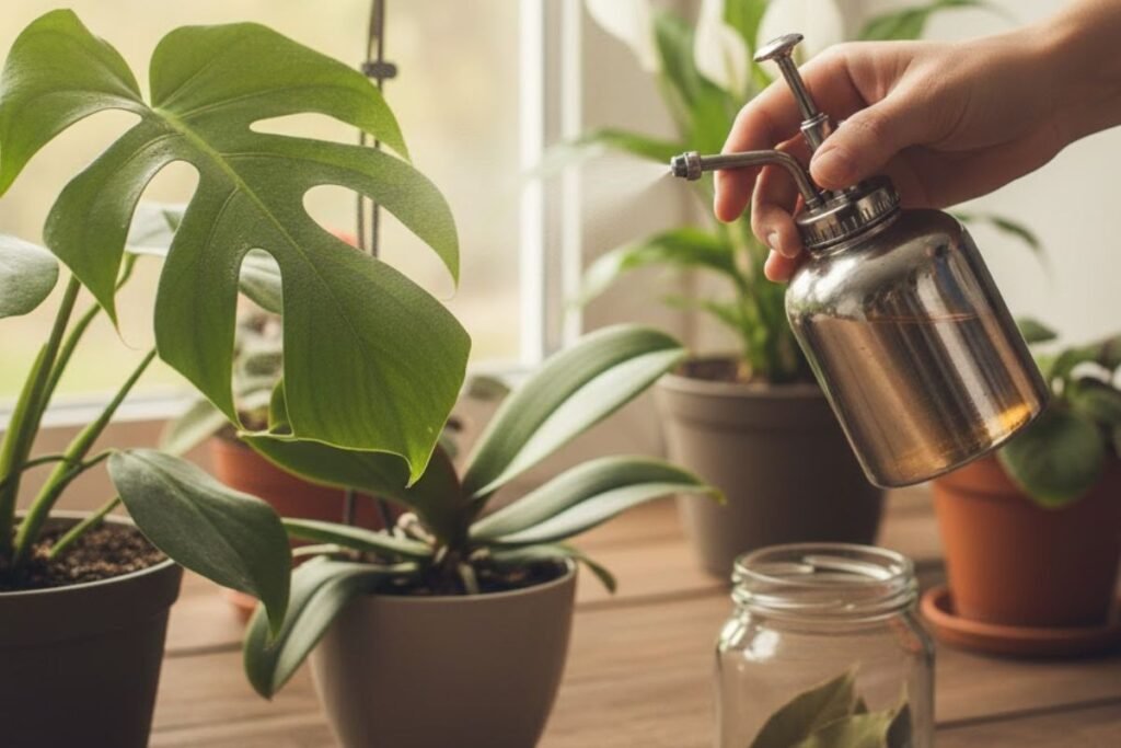 Kaip naudoti lauro lapus kambariniams augalams?