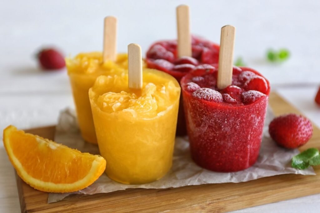 Šaldytos uogos desertams