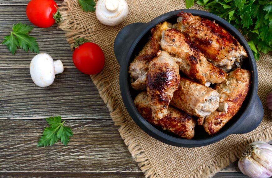 Suktinukai su grybais – tobulas patiekalas šventiniam stalui