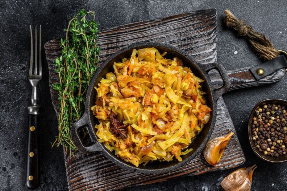 Tušinti kopūstai 1 | Derlingas.lt Tušinti kopūstai – tradicinis patiekalas kiekvieno lietuvio virtuvėje. Paruoškite juos su mėsa ar gardžiomis dešrelėmis!