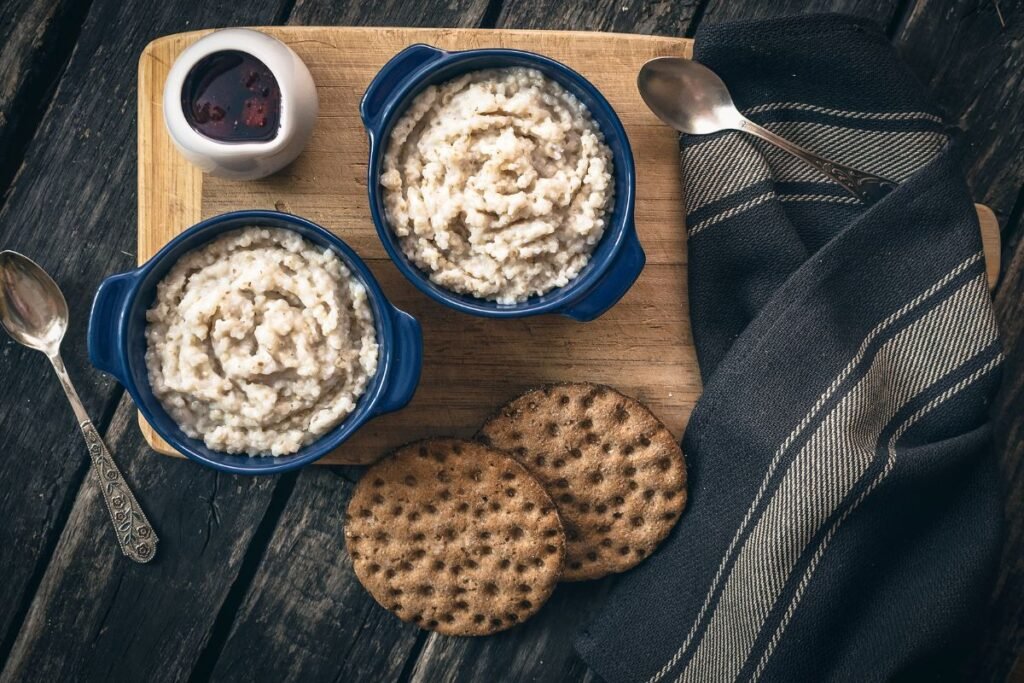 Saldi miežinių kruopų košė pusryčiams