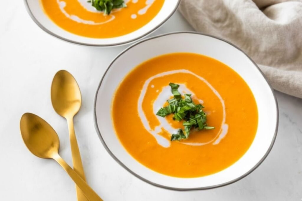 Morkų sriuba su kokosų pienu – švelniai egzotiška