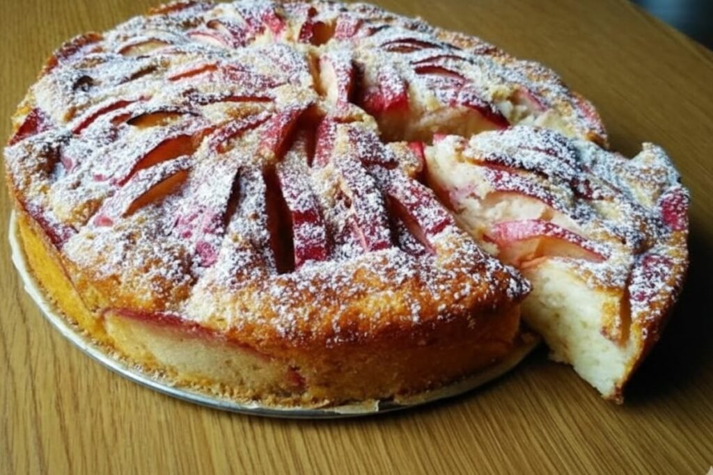 Obuolių pyragas su varške