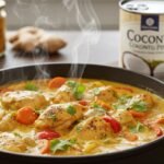 Vištienos troškinys su kokosų pienu – švelniai kreminė egzotika jūsų virtuvėje