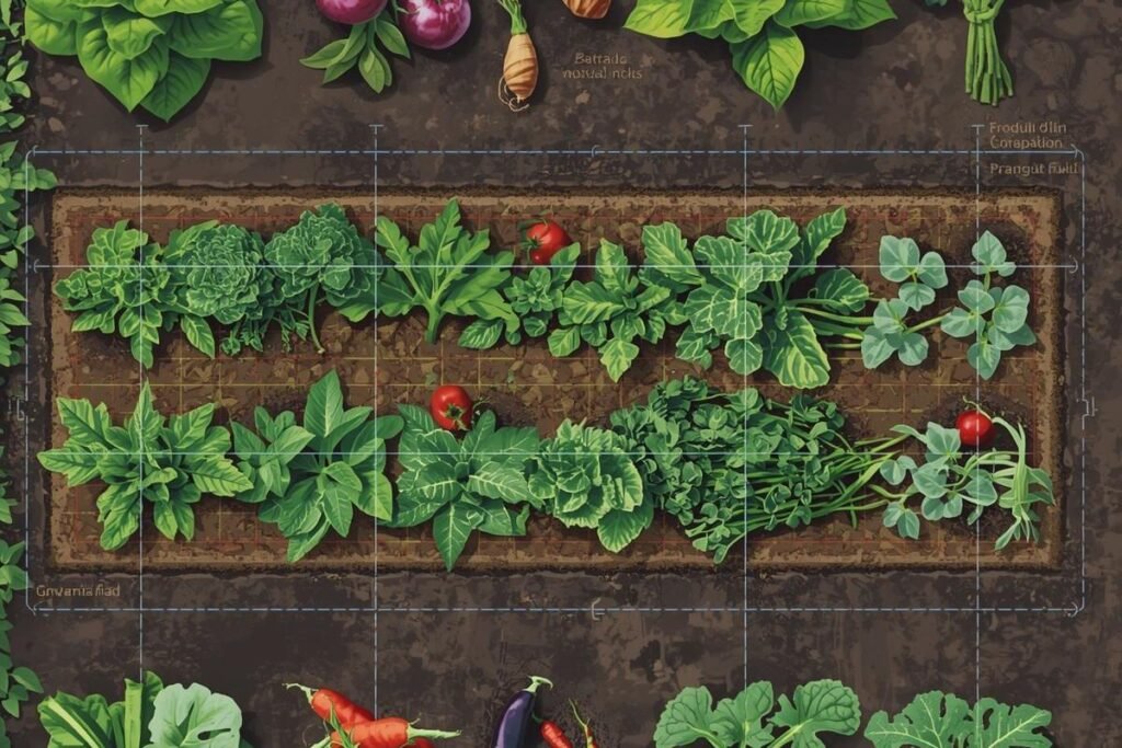 Augalų auginimo atstumai