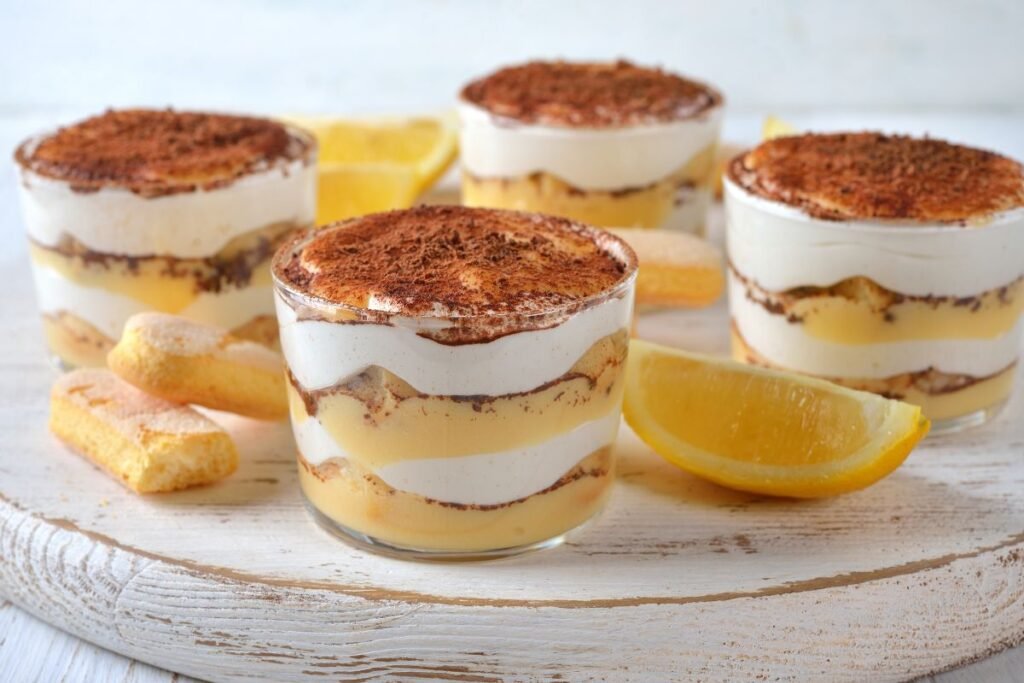 Citrininis tiramisu šeimos šventei