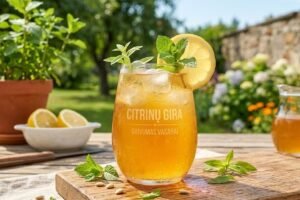 Citrinų gira – geriausias naminis receptas artėjančiai vasarai