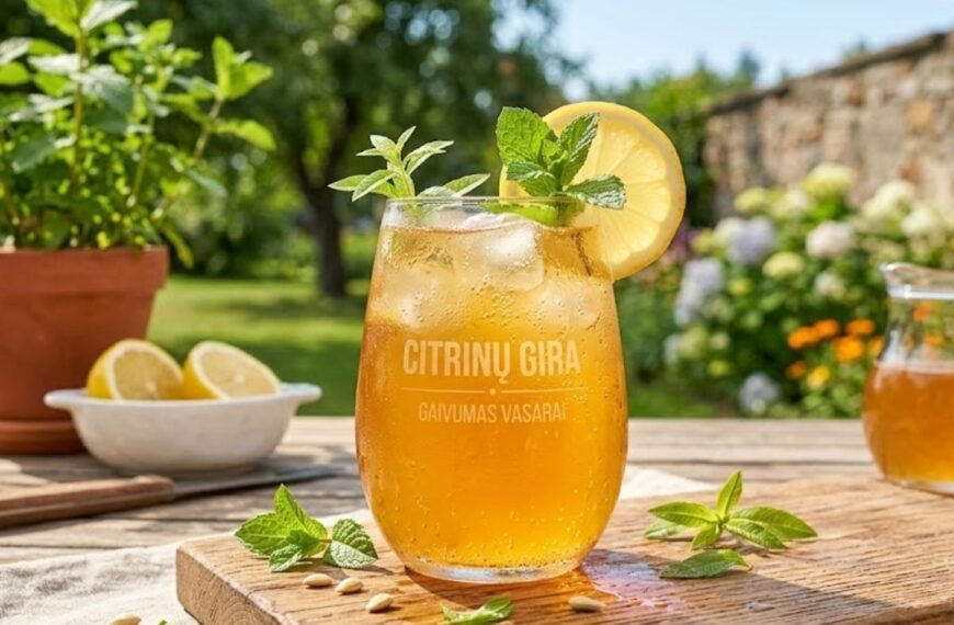 Citrinų gira – geriausias naminis receptas artėjančiai vasarai