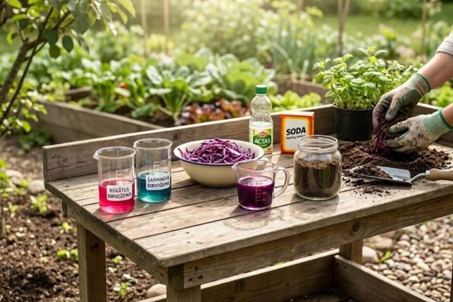 Mokslas jūsų darže: kaip nustatyti dirvožemio pH namie turimomis priemonėmis?
