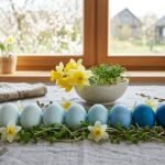 Spalvų perėjimų magija: kiaušinių dažymas kuriant modernų ombre gradientą