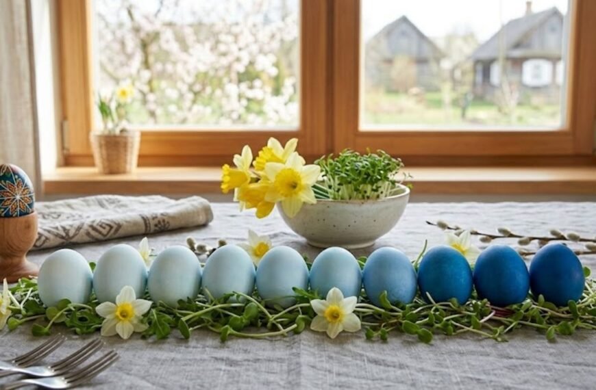 Spalvų perėjimų magija: kiaušinių dažymas kuriant modernų ombre gradientą