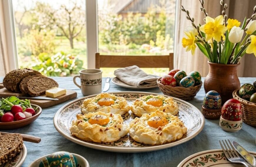 Kiaušinių „debesėliai“ (Cloud Eggs) magiškam Velykų rytui ir lengvam paruošimui