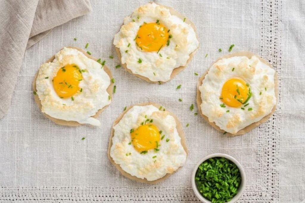 Kiaušinių „debesėliai“ (receptas)