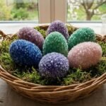 Kristalizuoti kiaušiniai Velykoms. Marginimas kaip cheminis eksperimentas visai šeimai