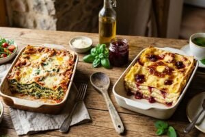 Lazanija su varške: du gardūs receptai – saldus ir pikantiškas