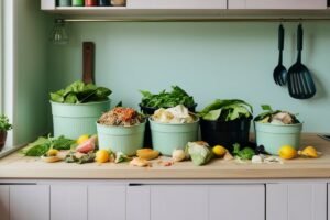 Skystos trąšos iš virtuvės atliekų