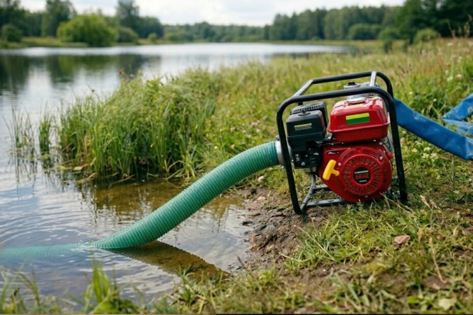 Kada verta rinktis benzininius vandens siurblius lauko darbams?