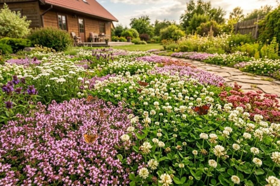 Gėlių veja: kaip žolės alternatyva keičia kiemo vaizdą?