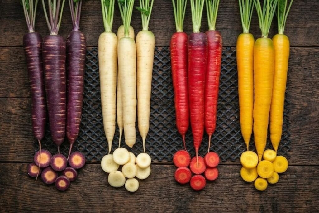 Spalvotosios morkos – mitybos ir estetikos bomba