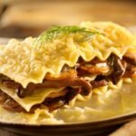 Lazanija su grybais – kreminė itališkos klasikos interpretacija