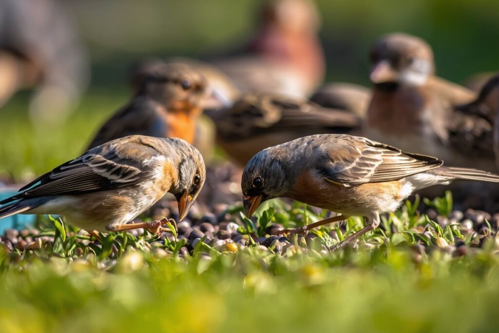 Sėklų apsauga nuo paukščių