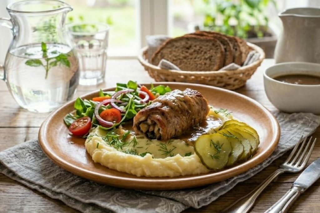 Sultingieji sprandinės suktinukai su pievagrybiais