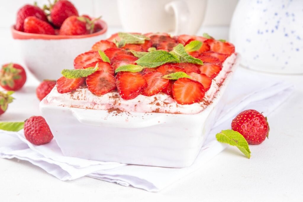 Braškinis tiramisu šeimos savaitgaliui