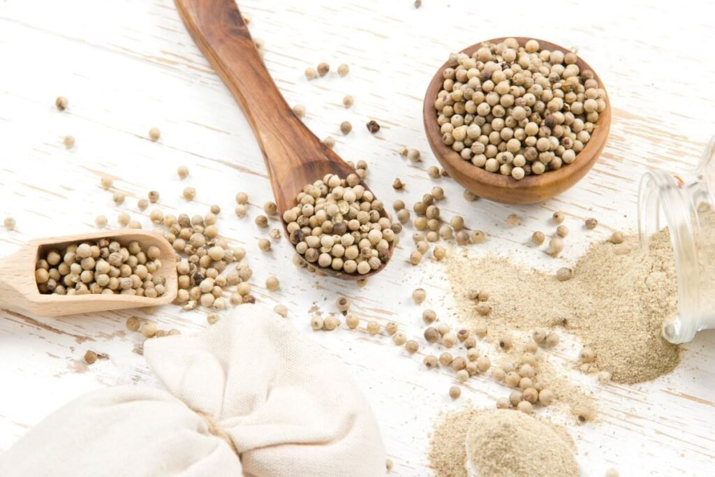 Baltieji pipirai – kantrybės rezultatas