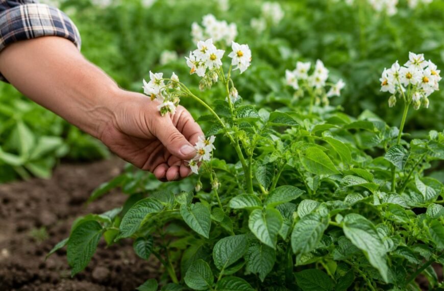 Bulvių žiedai: skinti ar palikti – ką verta žinoti, norint stambesnių gumbų?