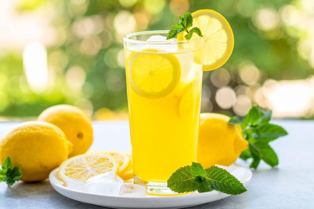 Tobulas naminis citrinų limonadas
