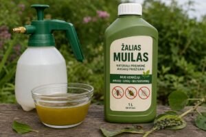 Žalias muilas – sena, bet vis dar veiksminga priemonė sodo kenkėjams naikinti